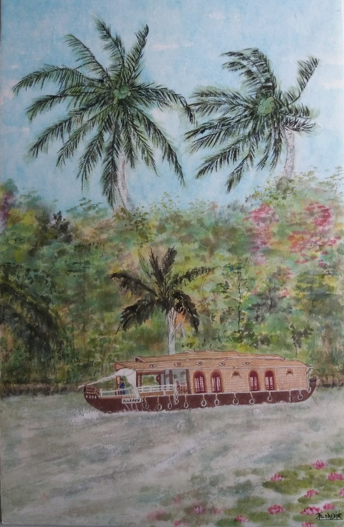 Backwaters du Kerala Inde