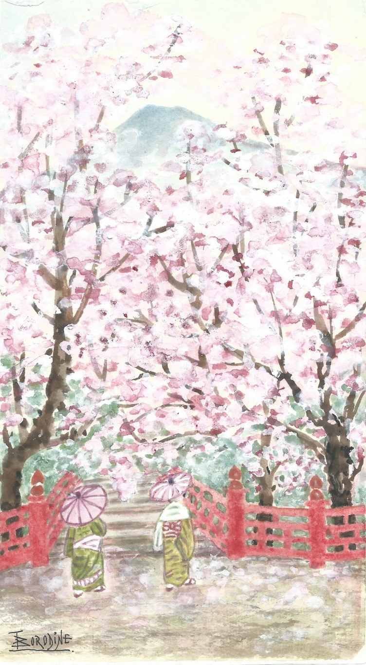 Journée des prunus en fleurs au Japon