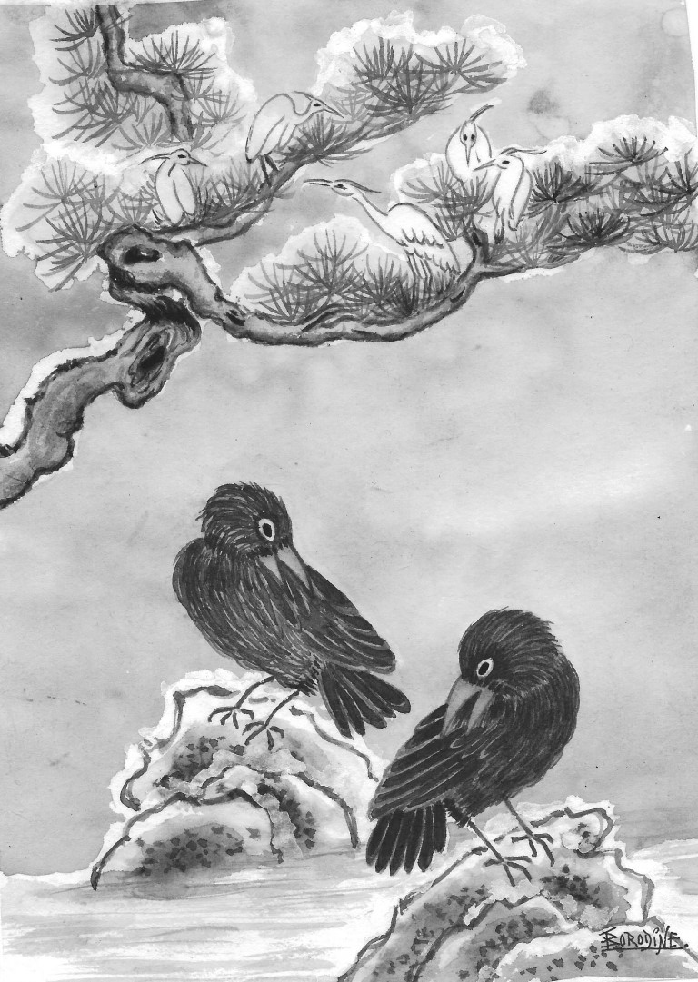 Les deux corbeaux